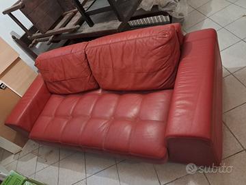 Divano in pelle 3 posti