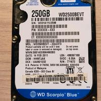HDU 250GB 2,5"
