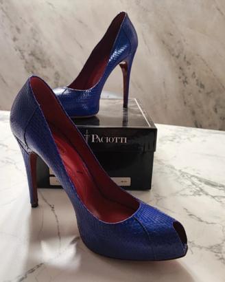 Dėcolletė open-toe viola Cesare Paciotti 