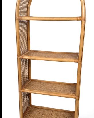 Scaffale Etagere Rattan Vintage