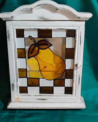 casetta portachiavi stile Shabby 