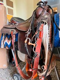 Sella + attrezzatura western