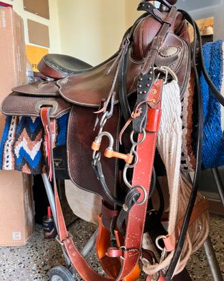 Sella + attrezzatura western