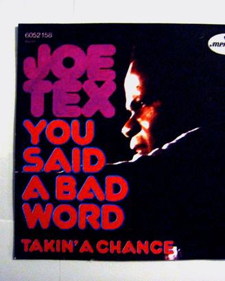 45 giri del 1972-Joe Tex-takin's a change