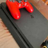 Ps4 slim con scatola di giochi