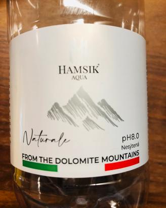 Bottiglia acqua Hamsik in plastica  (vuota)