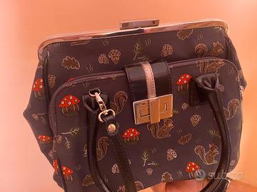 Borsa Braccialini fantasia ricamata Originale