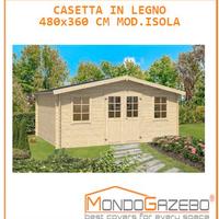 Casetta ricovero Isola 480x360 casa bx legno 28mm