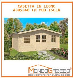 Casetta ricovero Isola 480x360 casa bx legno 28mm