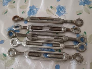  5 Arridatoi Vite in Acciaio Zincato M10 