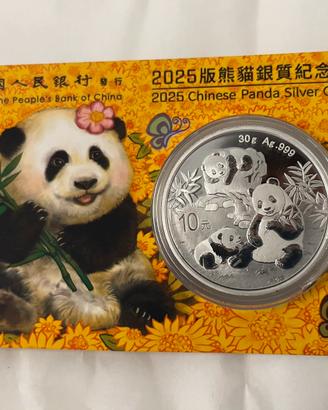 1 oncia Panda coincard