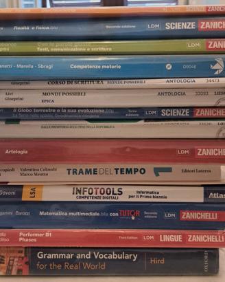 libri classe 1^  liceo scienza applicate Capellini