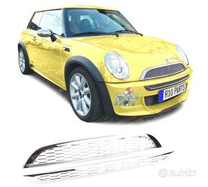 GRIGLIA PER MINI COOPER R50 R53 01-06 CROMATA TIPO