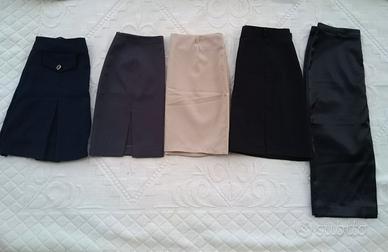 Lotto 5 Gonne Eleganti Formali/Ufficio Tg S, M,L