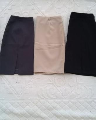 Lotto 5 Gonne Eleganti Formali/Ufficio Tg S, M,L