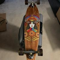 Skateboard pintail arbor