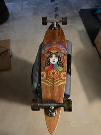 Skateboard pintail arbor