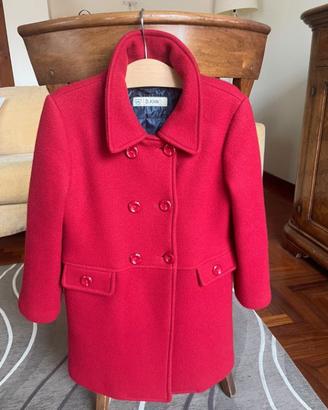Cappotto in lana per bambina 7-8 anni