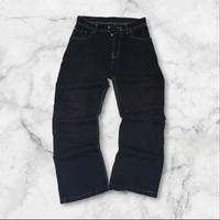 Jeans levi's Neri Wide Leg con Cuciture Bianche a 