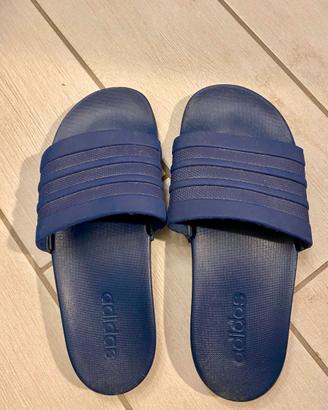Ciabatte Adidas blu 40.5 suola morbida comfort