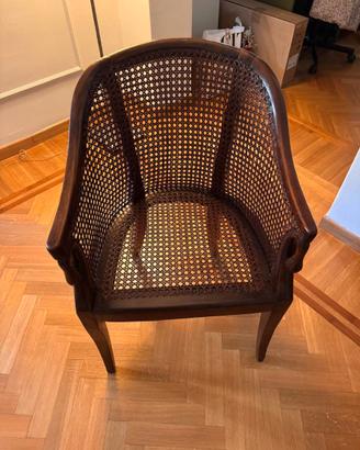 coppia poltroncine a pozzetto bergere  800
