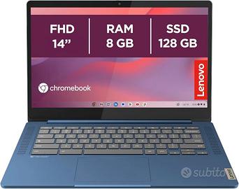 Lenovo IdeaPad Slim 3 Notebook Chromebook 14" FHD 