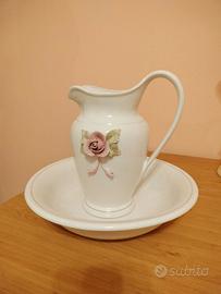 Brocca e catino vintage