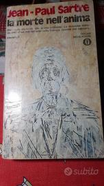 libro jean paul Sartre  la morte nell' anima