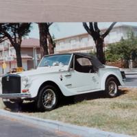Vintage  car cabriolet  Fiat Seat orsa spring 850