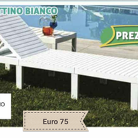 Lettino Prendisole in Resina