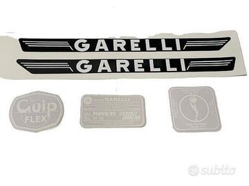 GARELLI GULP FLEX kit completo ADESIVI COLORE NERO