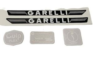 GARELLI GULP FLEX kit completo ADESIVI COLORE NERO