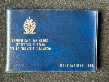 SAN MARINO 1989 DIVISIONALE  1000 LIRE ARGENTO