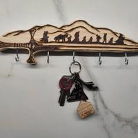 appendi chiavi casa signore anelli lotr fan gadget