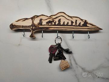 appendi chiavi casa signore anelli lotr fan gadget