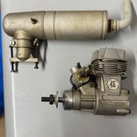 Motore supertigre g45 aeromodello