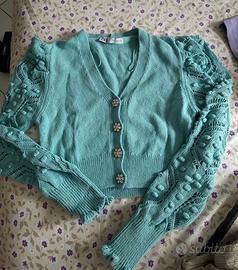 Maglione uncinetto Zara taglia small 