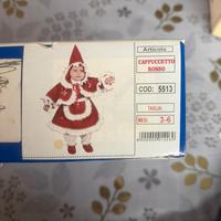 vestito di carnevale cappuccetto rosso