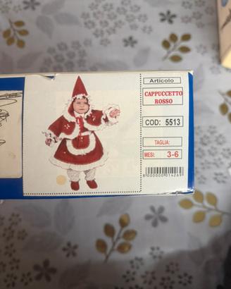 vestito di carnevale cappuccetto rosso