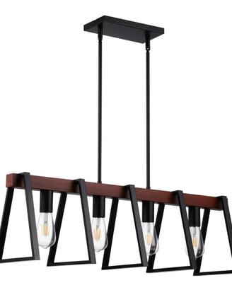 Lampadari a Sospensione per Isola Cucina 4 Luci