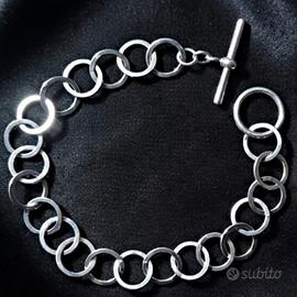 Braccialetto in Argento 925 rodiato Made in Italy 