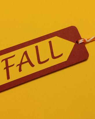 Segnalibro tema Autunno - 12x3,5cm (LxA)
