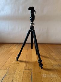 Cavalletto Manfrotto 190PROB + 2 Teste