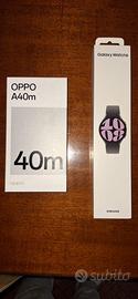 telefono “OPPO” e orologio Galaxy Watch 6