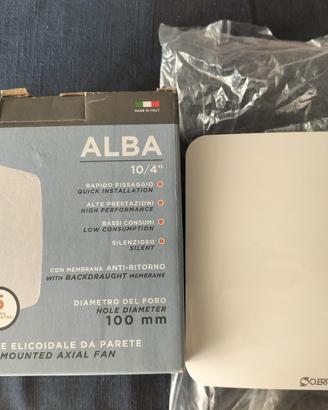 Aspiratore elicoidale da parete