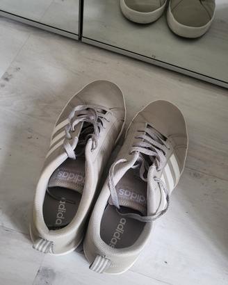 Adidas sneakers beige uomo 43 1/3- buone condizion
