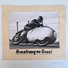 Foto motociclista Bill Armstrong - anni '50/'60