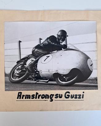 Foto motociclista Bill Armstrong - anni '50/'60