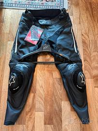 Alpinestars MissileV3 neri pantaloni in pelle moto
