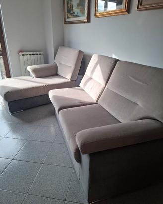 divano con penisola angolare 